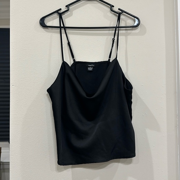 Rue 21 black tank top- XL - Picture 1 of 4
